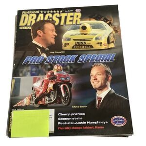 Lot of 3 NHRA‎ National Dragster Weekly Nov 23, 2007, Nov 30, 2007 & Feb 8, 2008